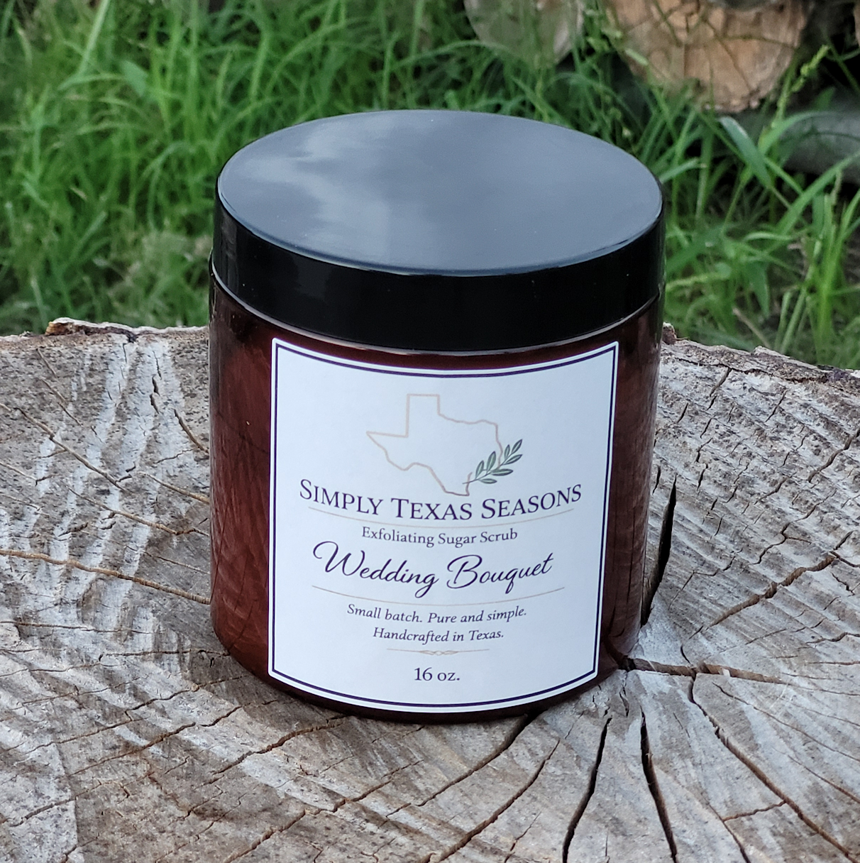 Simply Texas Seasons Wedding Bouquet sugar scrub, 16 oz